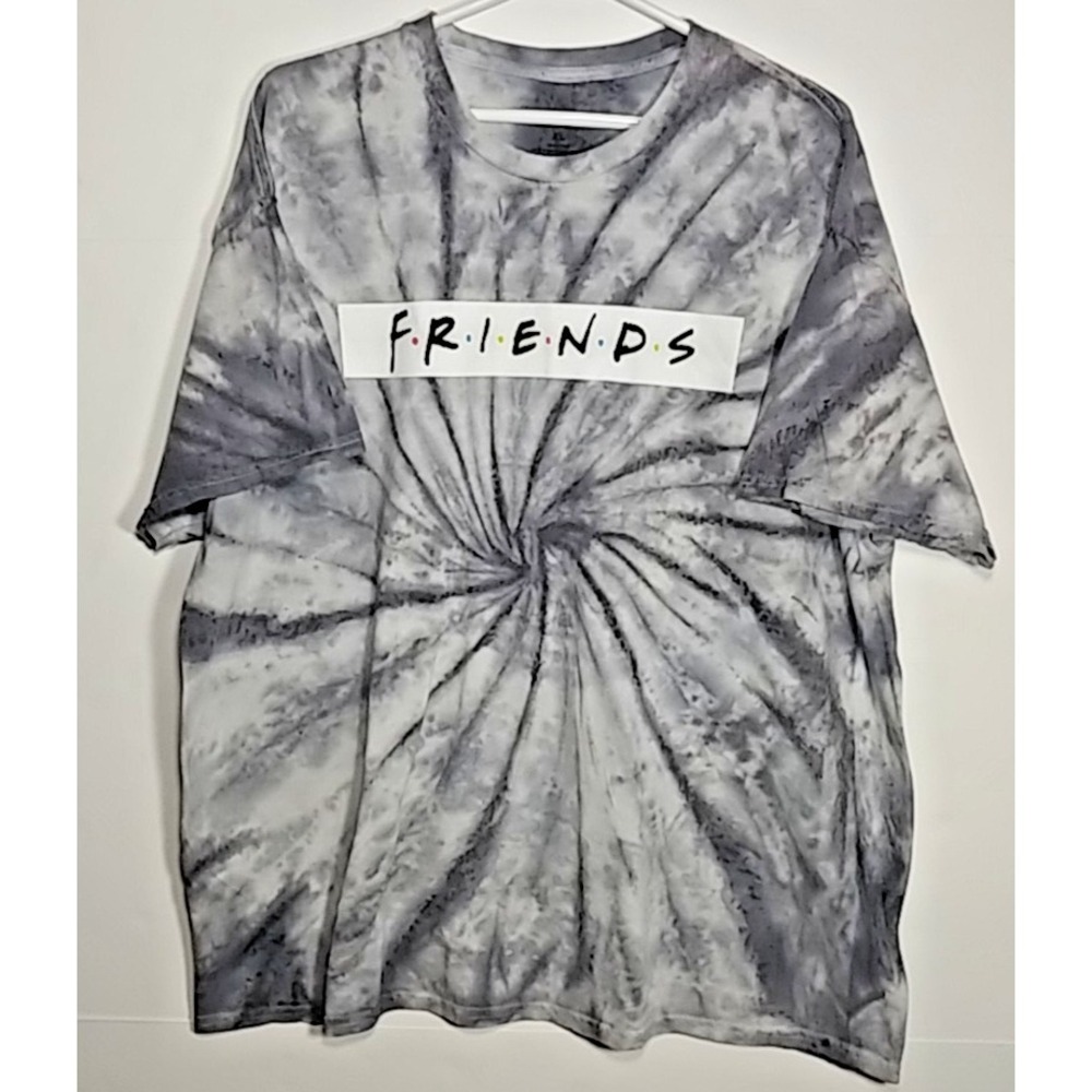 Friends Vintage Gray Marble T- Shirt Size XL Preowned